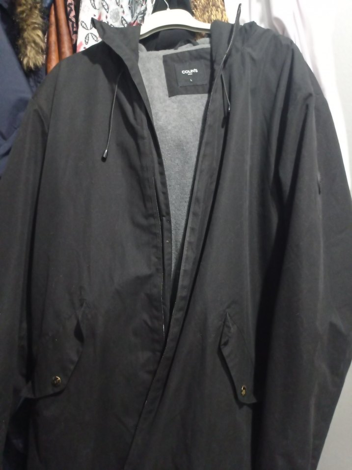 Erkek Midi Boy Fermuarlı Yağmurluk - Görsel 2