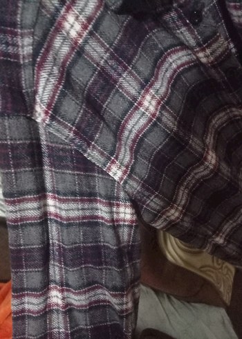 Gri Ekose Desenli Erkek Gömlek - Görsel 6