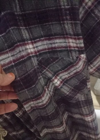 Gri Ekose Desenli Erkek Gömlek - Görsel 5