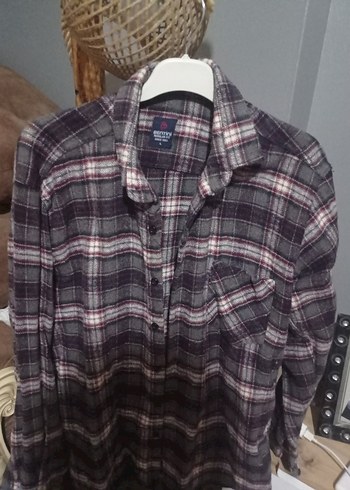 Gri Ekose Desenli Erkek Gömlek - Görsel 4