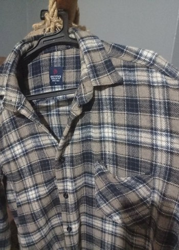 Gri Ekoseli Erkek Gömlek - Görsel 2