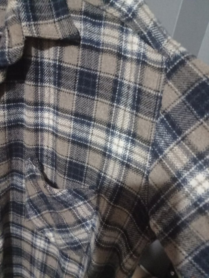 Gri Ekoseli Erkek Gömlek - Görsel 4