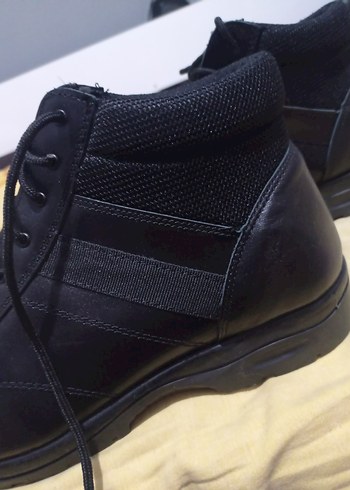 Siyah Bağcıklı Gotik Erkek Botları - Görsel 3