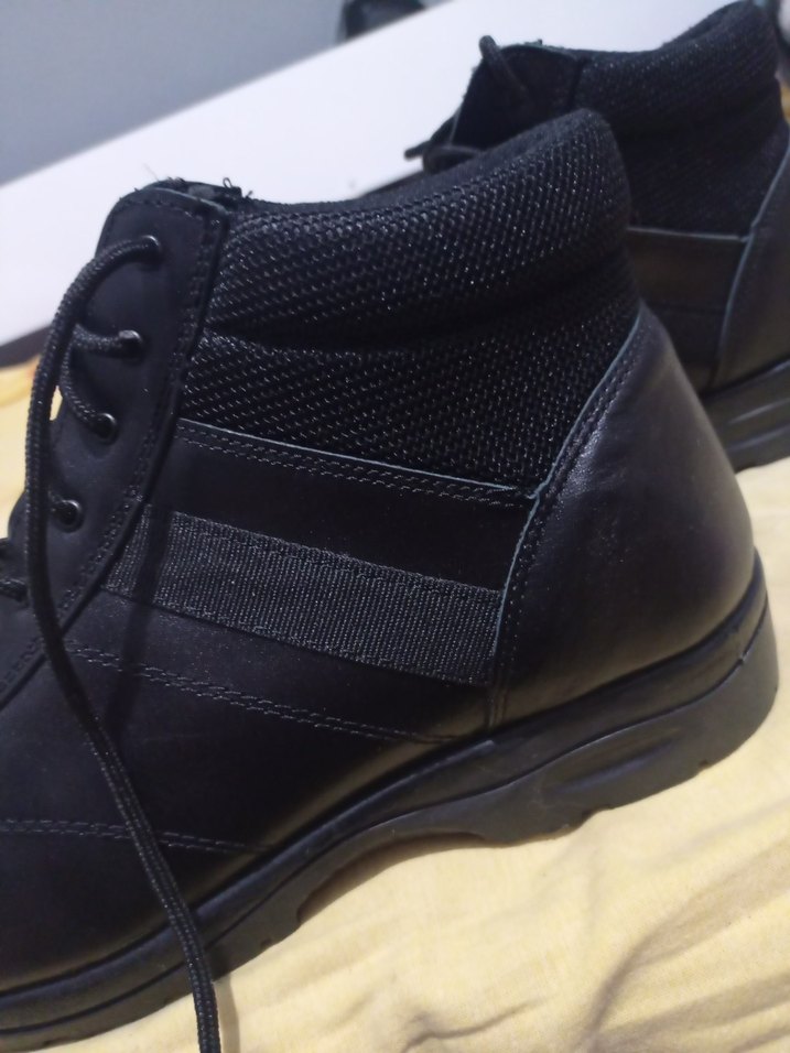 Siyah Bağcıklı Gotik Erkek Botları - Görsel 3