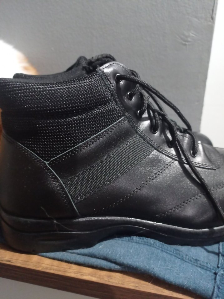 Siyah Bağcıklı Gotik Erkek Botları - Görsel 2