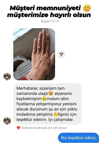 Müşteri memnuniyeti