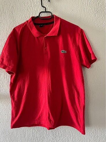 Kırmızı lacoste Polo yaka