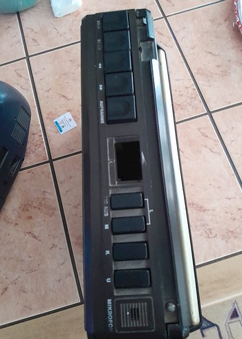 Koyu Gri Kasetli Radyo Müzik Sistemi - Görsel 3