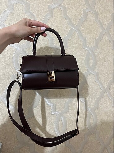Kadın Acı Kahverengi Askılı Çanta - Görsel 3