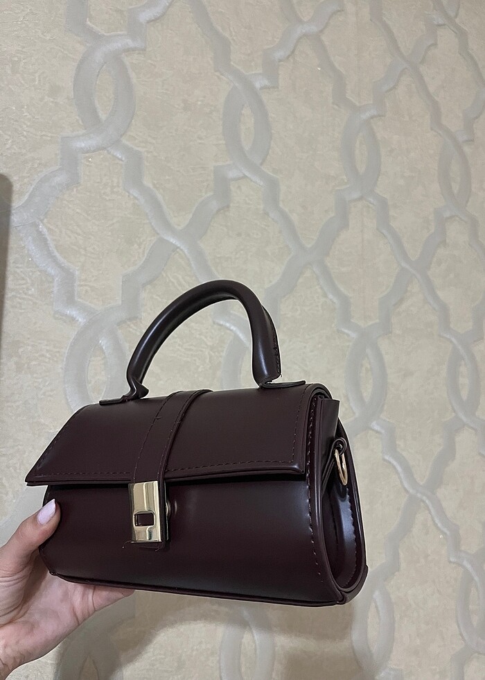 Kadın Acı Kahverengi Askılı Çanta - Görsel 2