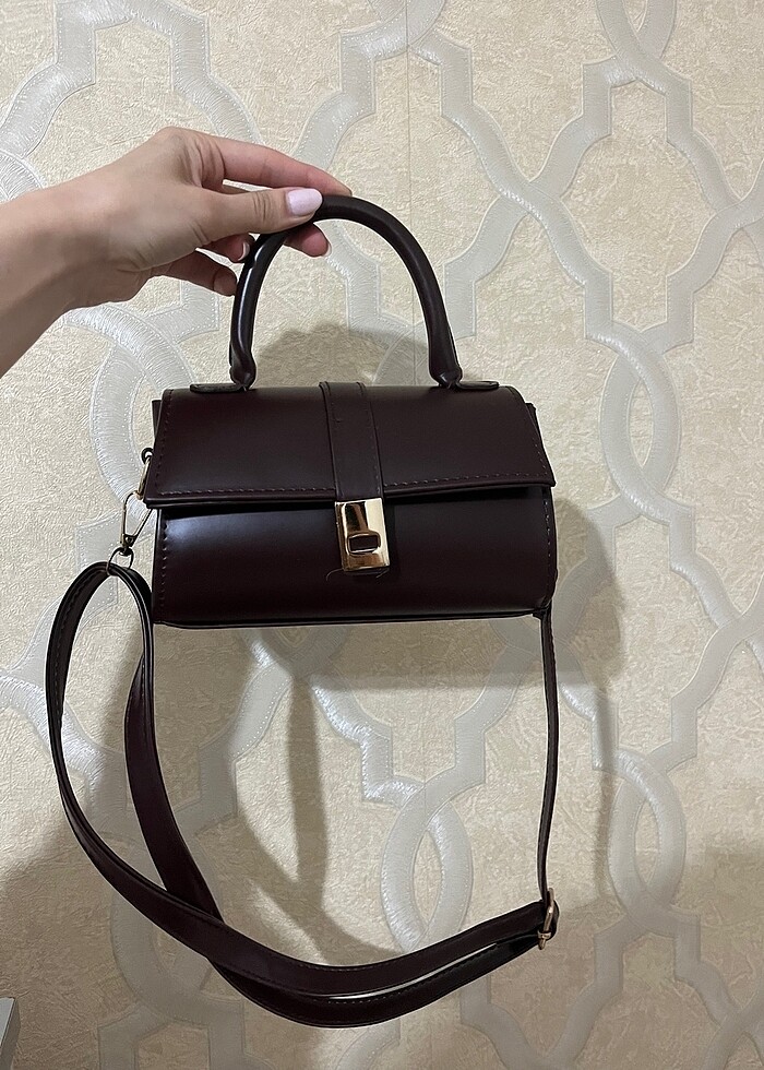 Kadın Acı Kahverengi Askılı Çanta - Görsel 3