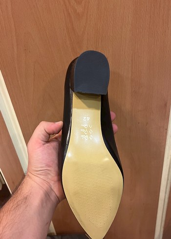 42 Beden Klasik Siyah Kadın Topuklu Ayakkabı