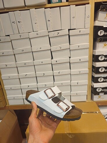 Diğer Birkenstock beyaz terlik 37 numara