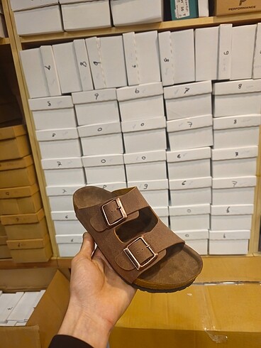Birkenstock terlik taba 38 numara