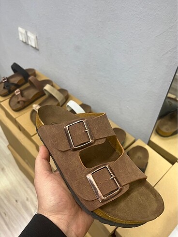 Birkenstock terlik taba 38 numara