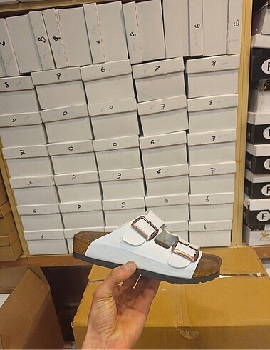 Beyaz birkenstock terlik 36 numara