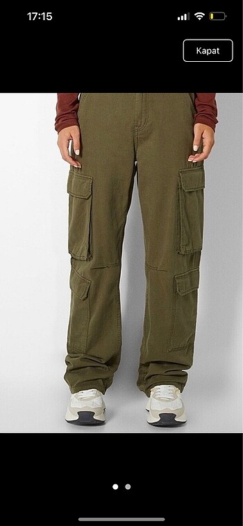 BERSHKA Kargo pantolon sorunsuz
