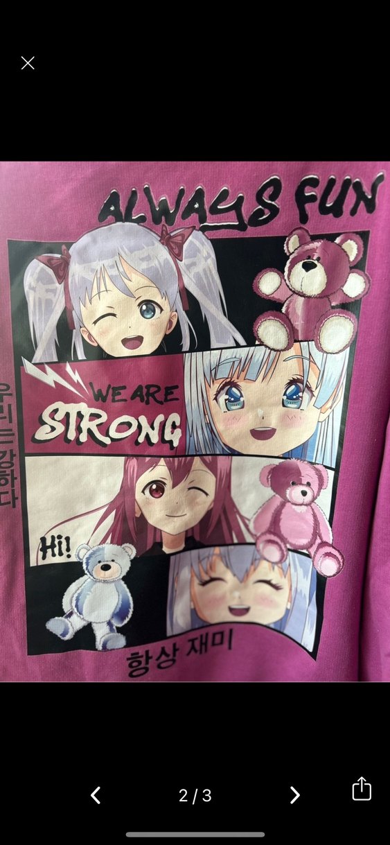 Koton Kız Çocuk Kapüşonlu Baskılı Pembe Sweatshirt - Görsel 2