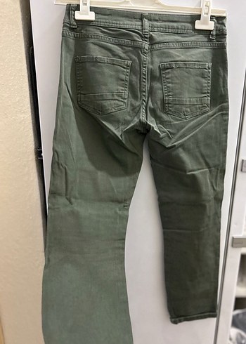 Koton Yeşil Kadın Denim Pantolon - Görsel 2