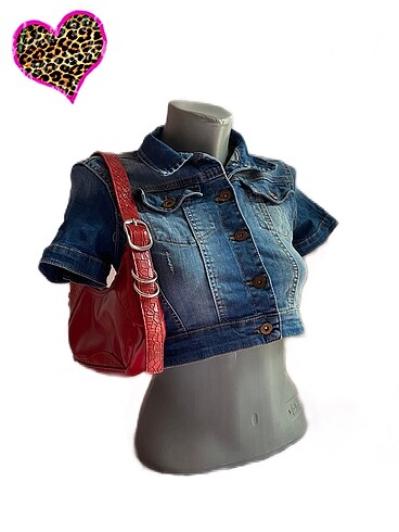 crop jean ceket