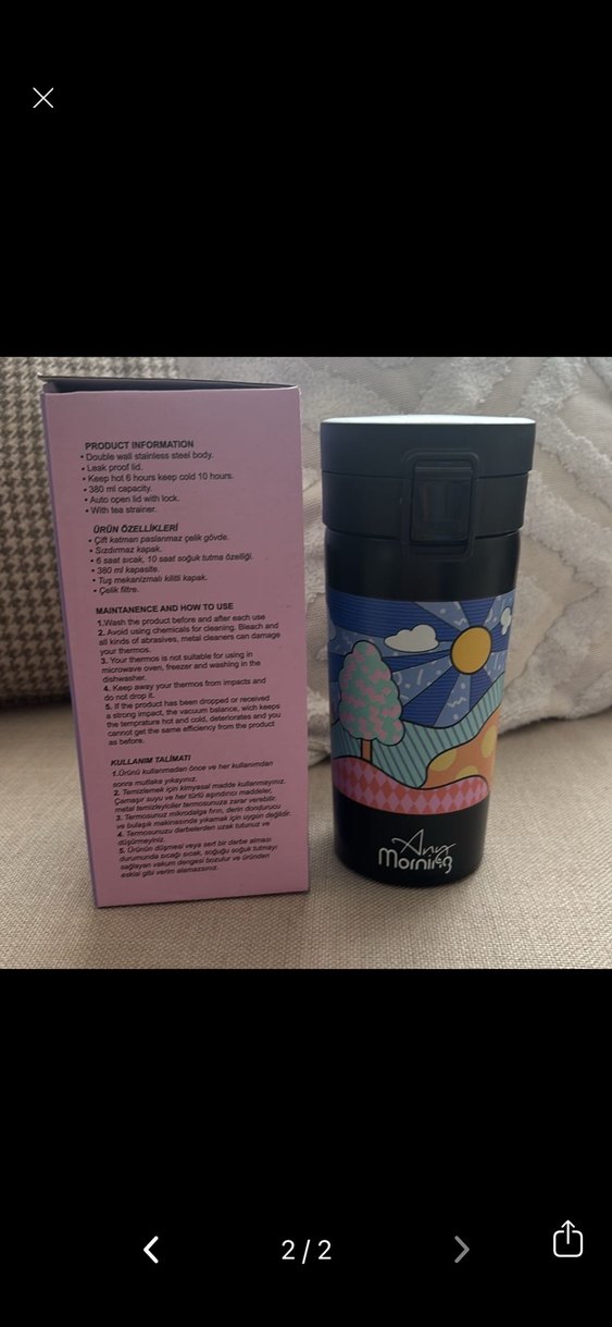 Any morning mug termos - Görsel 2