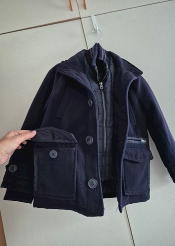 Çocuk Kaşe Kaban - Görsel 8