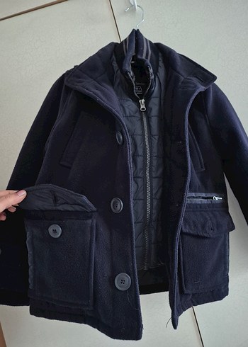 Çocuk Kaşe Kaban - Görsel 7