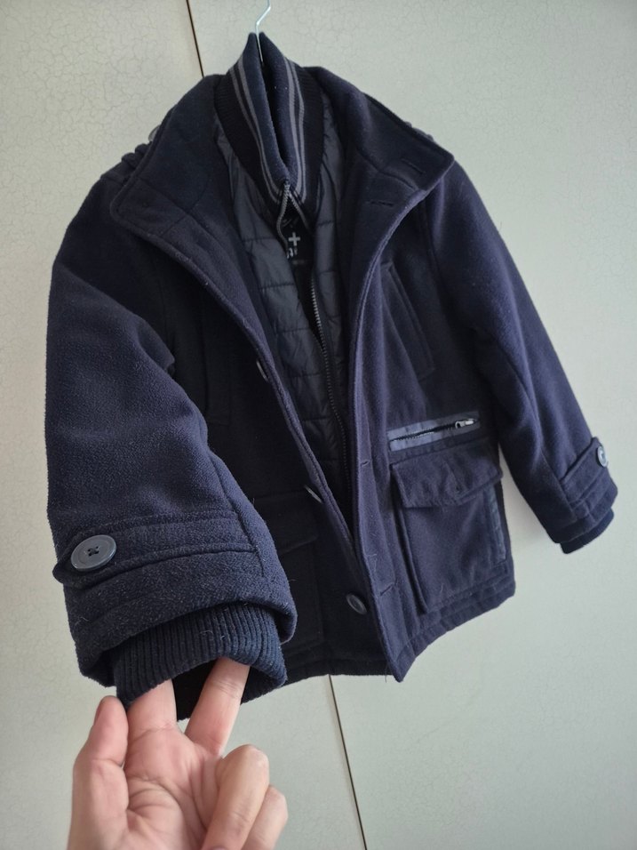 Çocuk Kaşe Kaban - Görsel 5