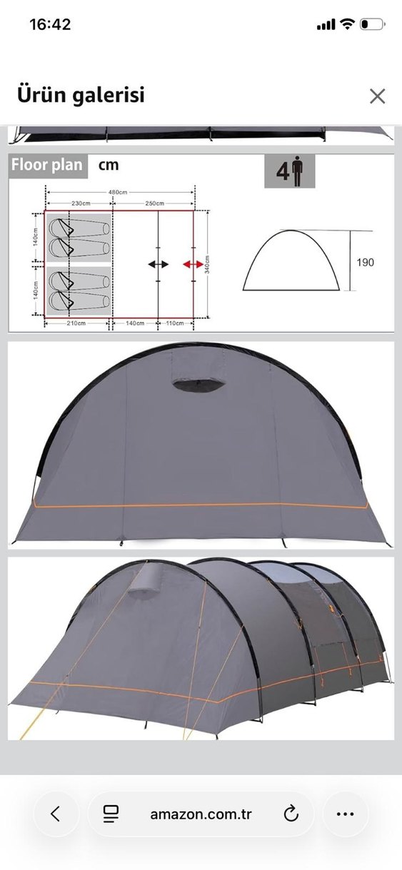 2 odalı çadır - Görsel 5