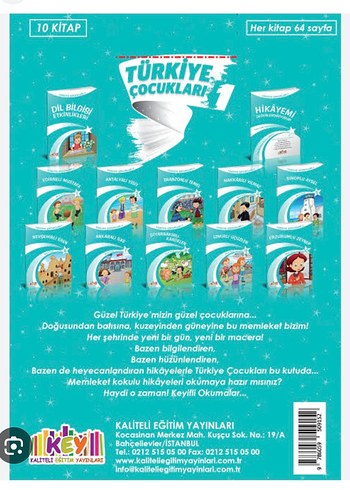 Türkiye Çocukları 10'lu Kitap Set