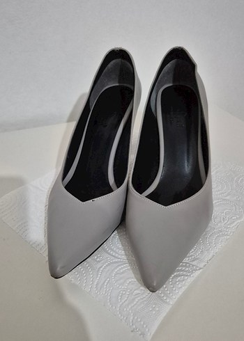 39 Beden füme Minimalist Stiletto Topuklu Kadın Ayakkabı