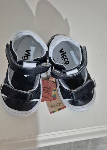 Vicco Erkek Bebek İlk Adım Ayakkabısı Siyah Vicco
