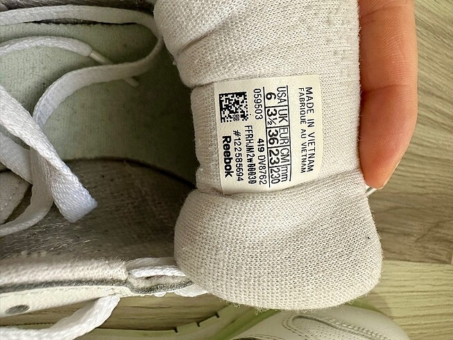 36 Beden beyaz Renk Reebok kadın spor ayakkabı