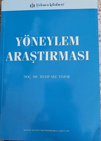Yöneylem araştırması Mehpare Timör 