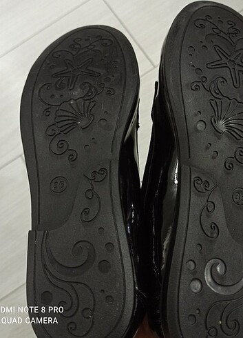 36 Beden siyah Renk Sıfır etiketli babet
