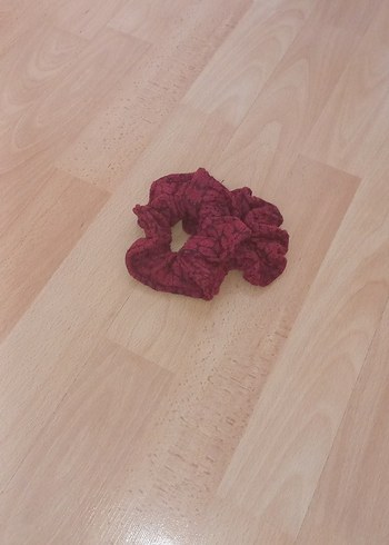 Bordo Örgü Yün Saç Tokası