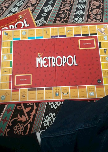 Beden Metropol Emlak Ticareti Oyunu - Kırmızı