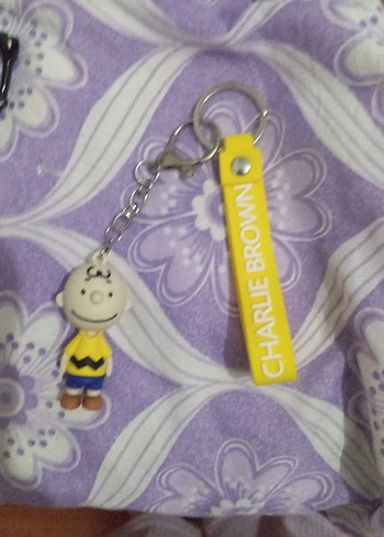 Beden Sarı Charlie Brown Figürlü Anahtarlık