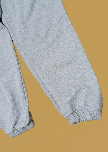 Gri Lastikli Eşofman Altı - Görsel 2