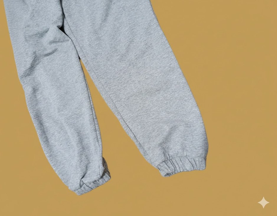 Gri Lastikli Eşofman Altı - Görsel 2