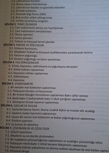 Genel Kimya Laboratuvarı Kitabı