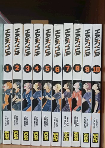 Haikyu!! Cilt 1-10 Manga Seti