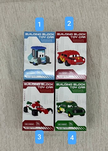 ARABA LEGO - Şimşek McQueen Lego- Formula Lego