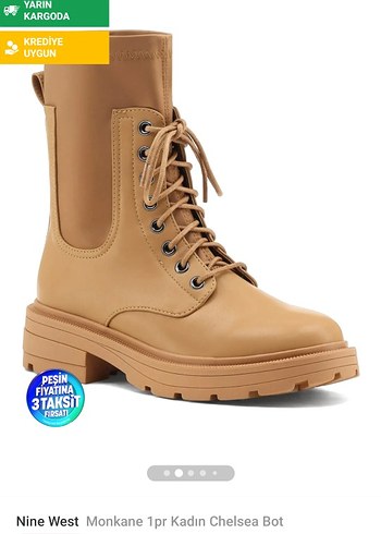 Nine West Bej Kadın Chelsea Bot