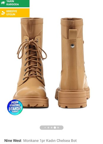 39 Beden Nine West Bej Kadın Chelsea Bot
