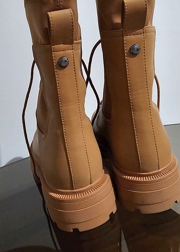39 Beden kahverengi Renk Nine West Bej Kadın Chelsea Bot