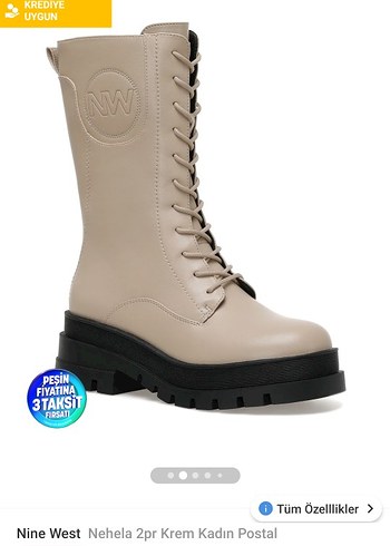 Nine West Krem Kadın Postal Bot