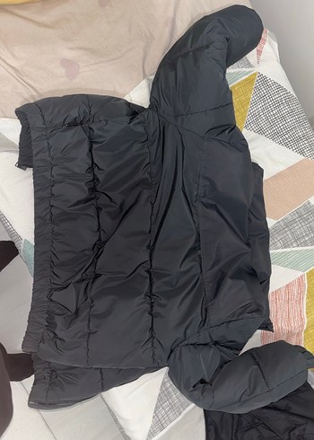 Siyah Kadın/erkek Günlük Rahat Kışlık Mont - Görsel 4