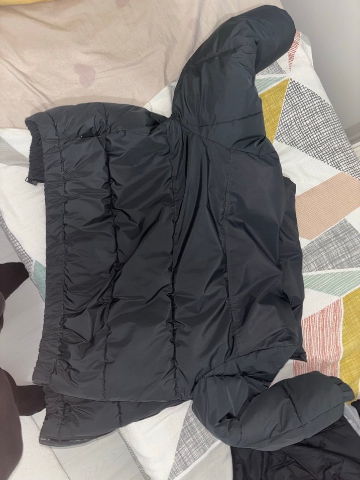 Siyah Kadın/erkek Günlük Rahat Kışlık Mont - Görsel 4