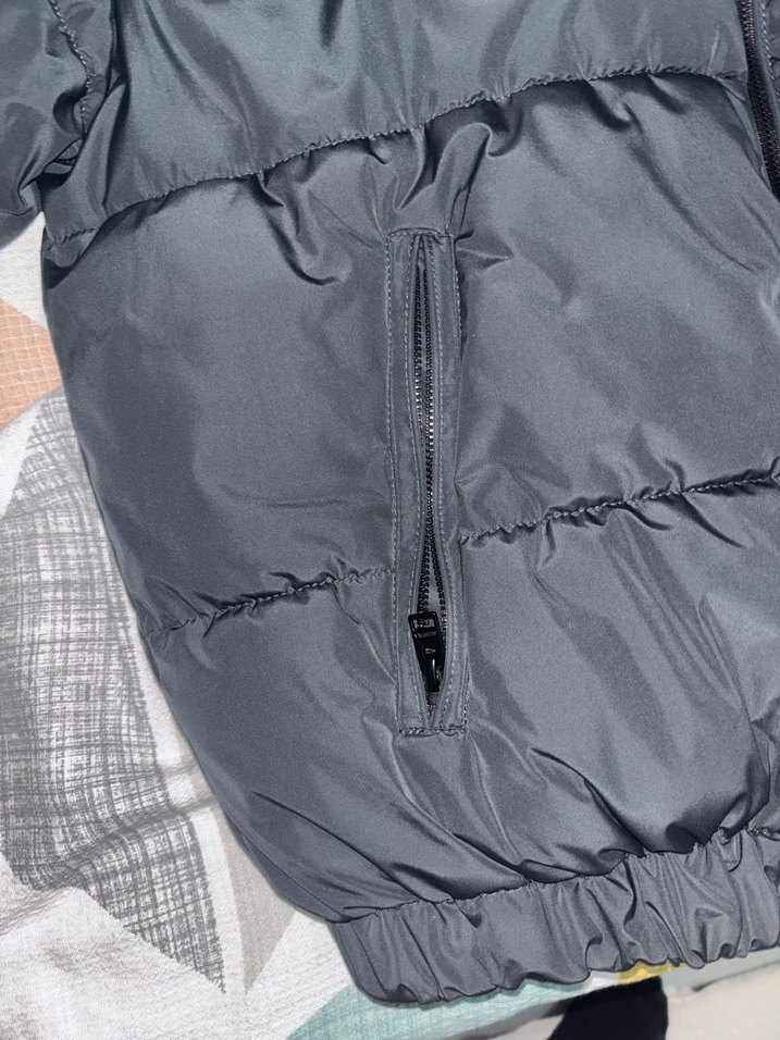 Siyah Kadın/erkek Günlük Rahat Kışlık Mont - Görsel 3